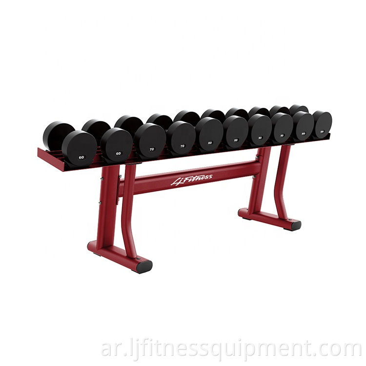 Dumbbell rack single tier